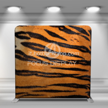 tela del display da fondo in tessuto tensione leopardo per Photobooth